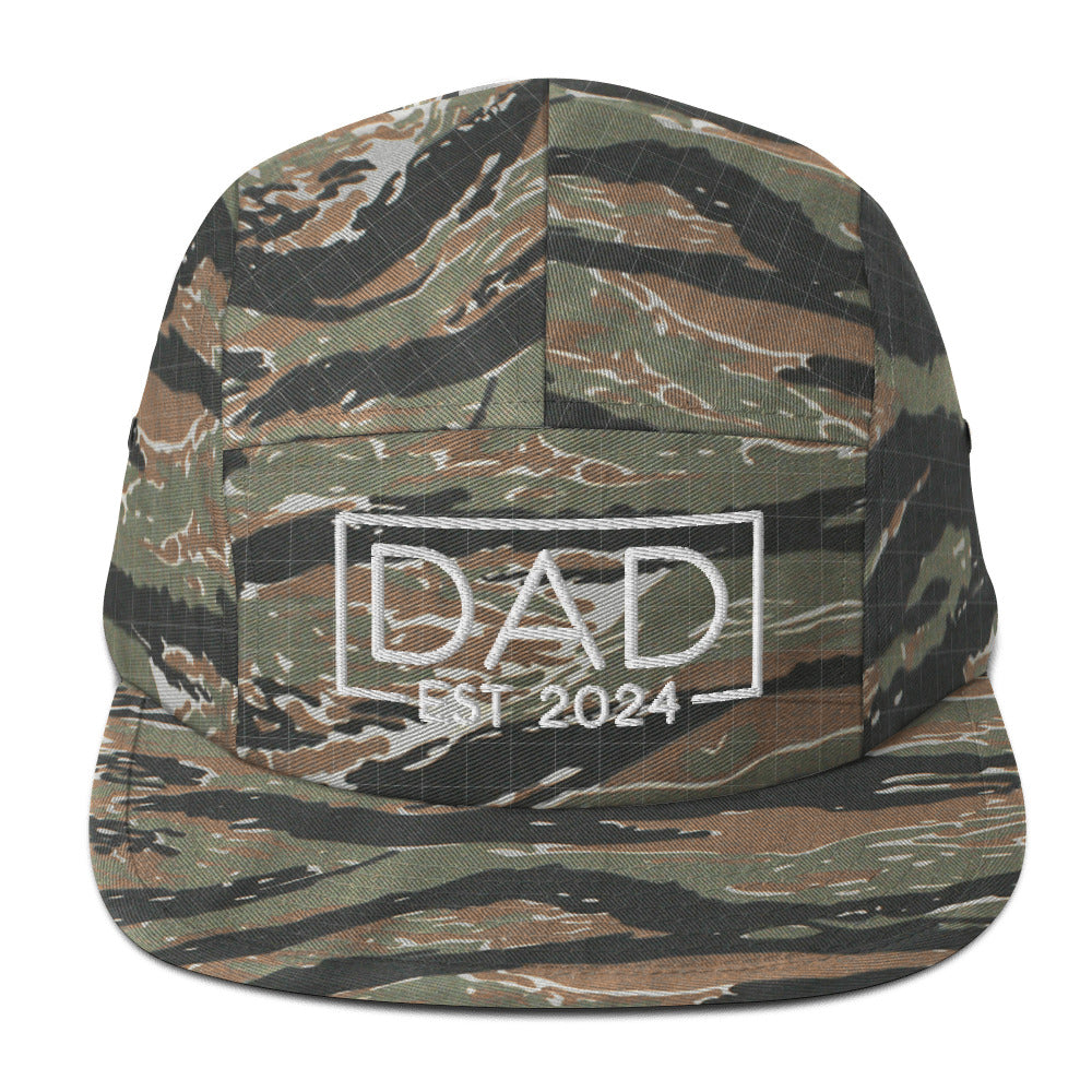 New Dad Est. 2024 5 Panel Hat