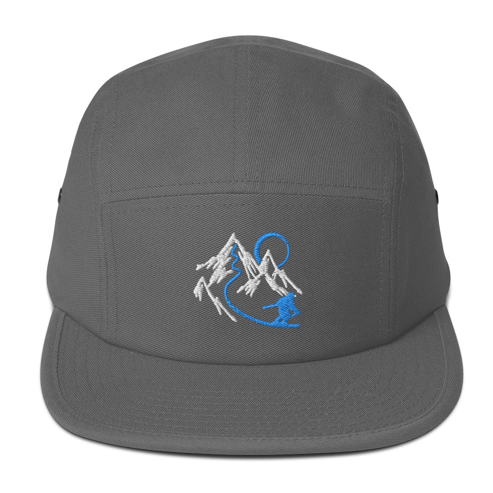 Mountain Skier 5 Panel Hat