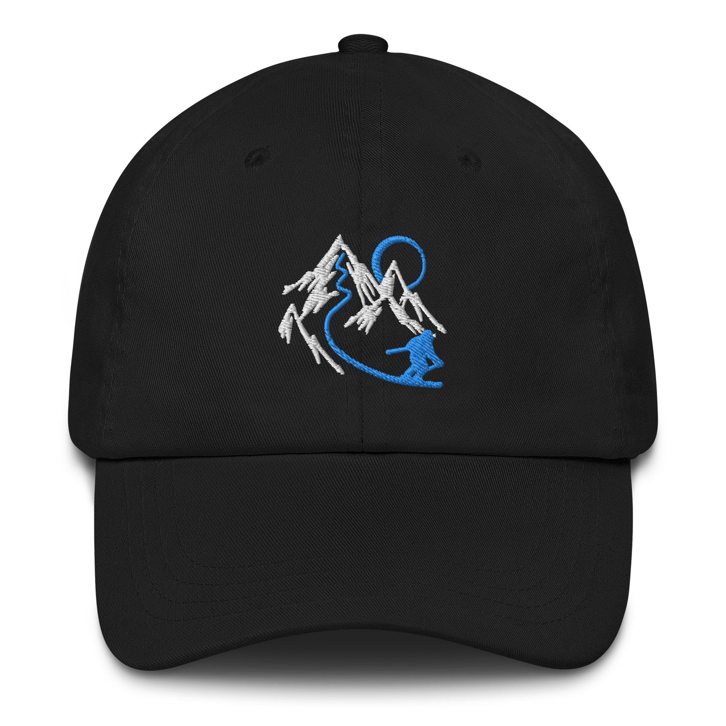 Mountain Skier Baseball Cap