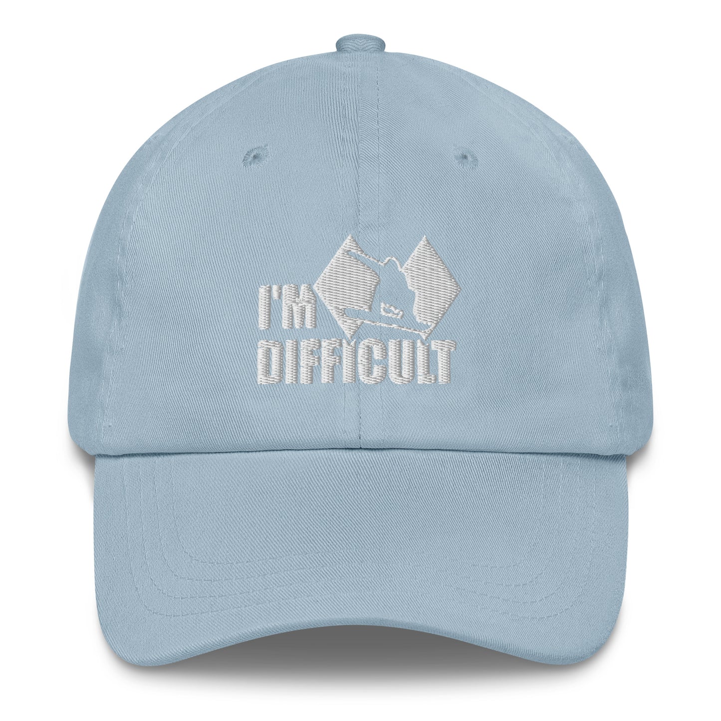 I'm Difficult Snowboarding Baseball Cap