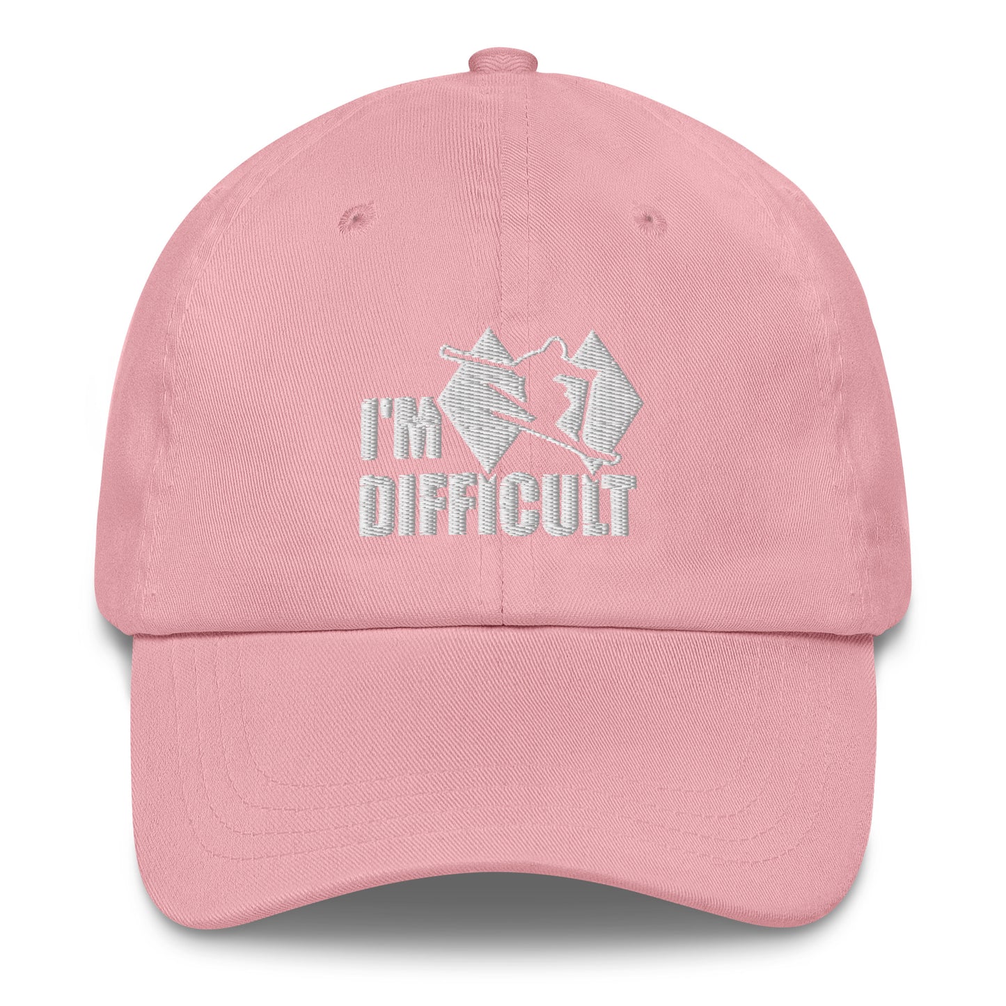 I'm Difficult Skiing Baseball Cap