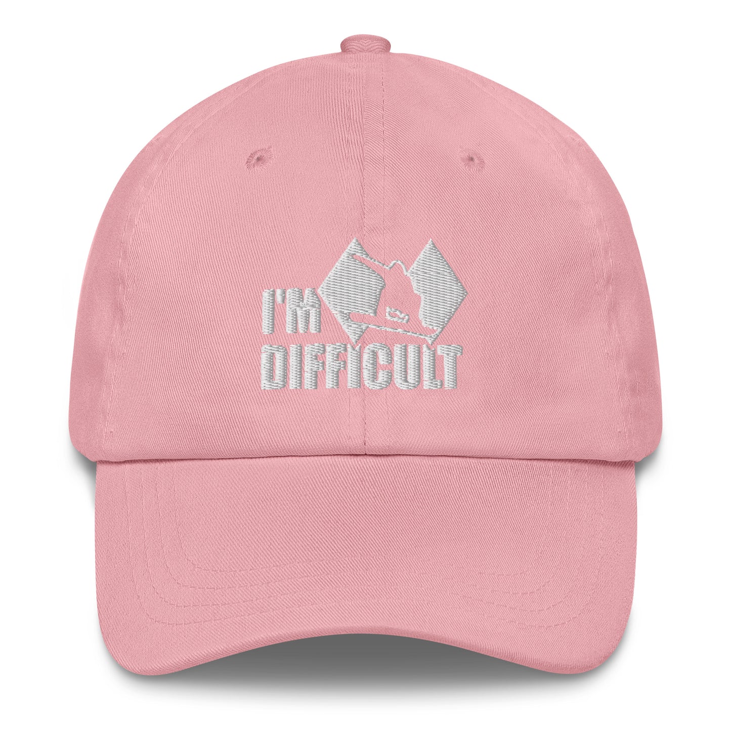I'm Difficult Snowboarding Baseball Cap