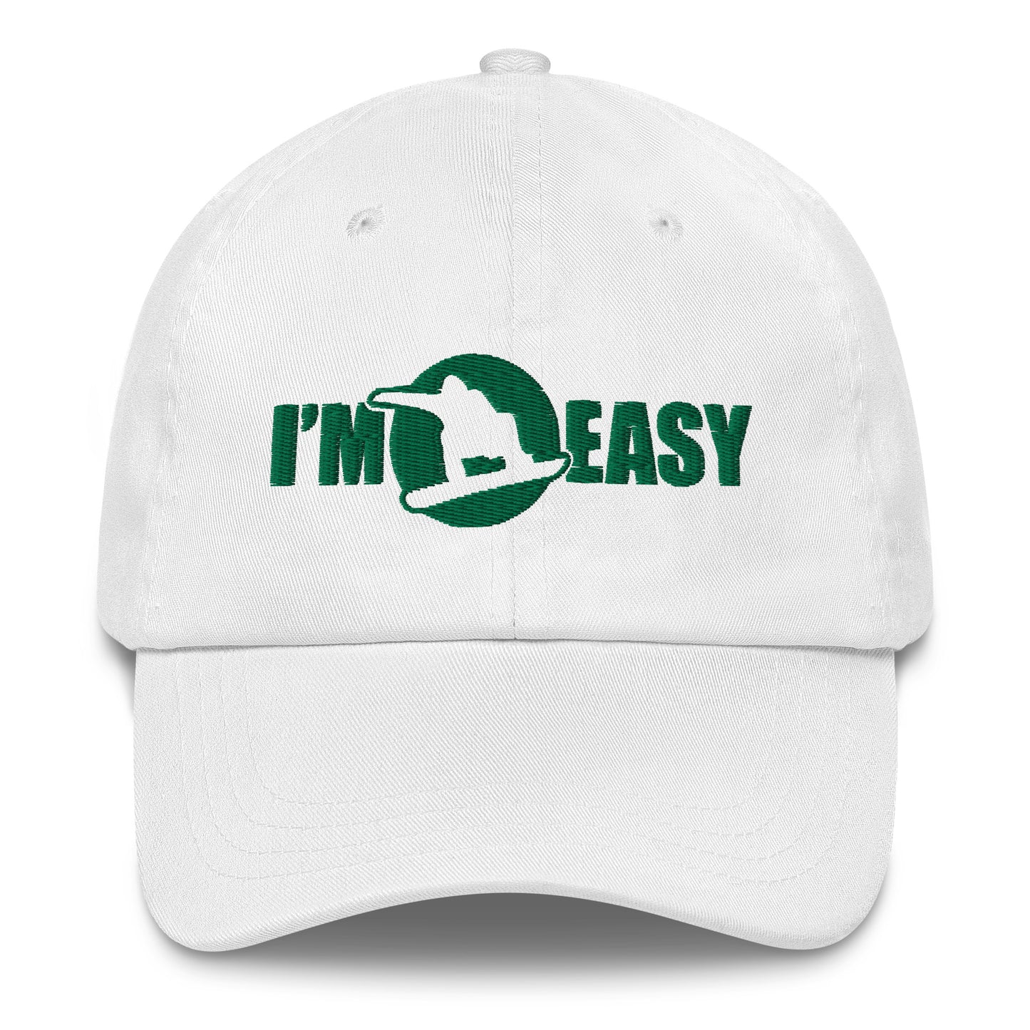 I'm Easy Snowboarding Baseball Cap