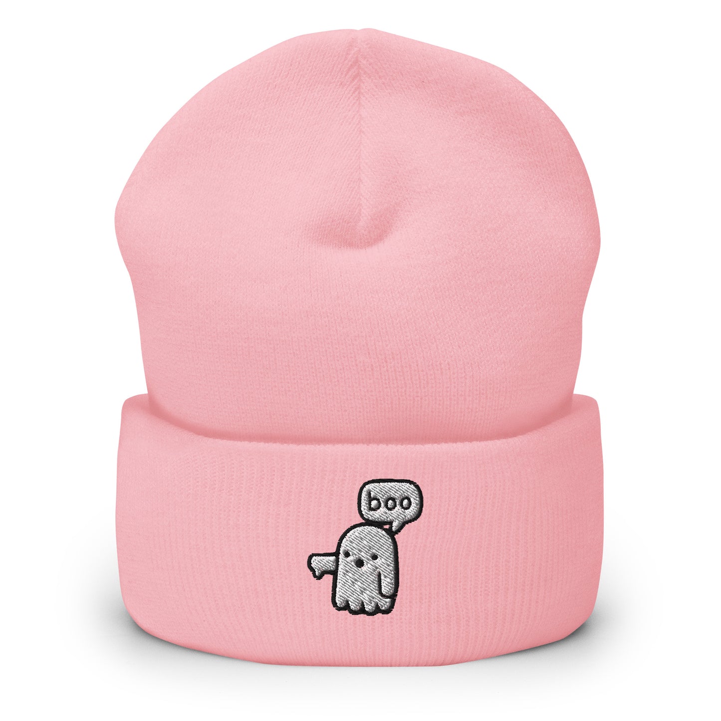 Boo Ghost Halloween Beanie