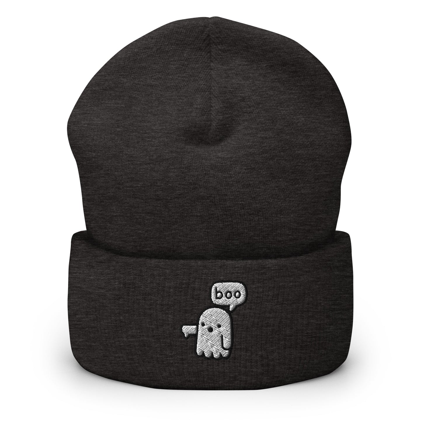 Boo Ghost Halloween Beanie