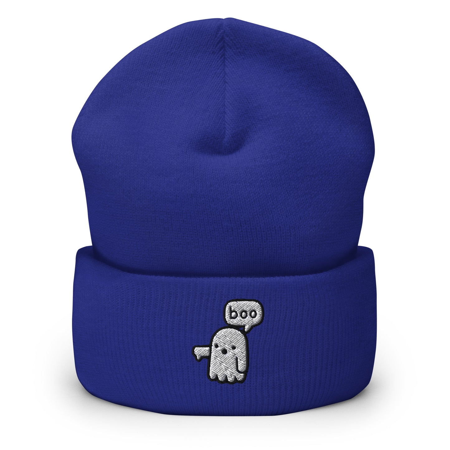 Boo Ghost Halloween Beanie