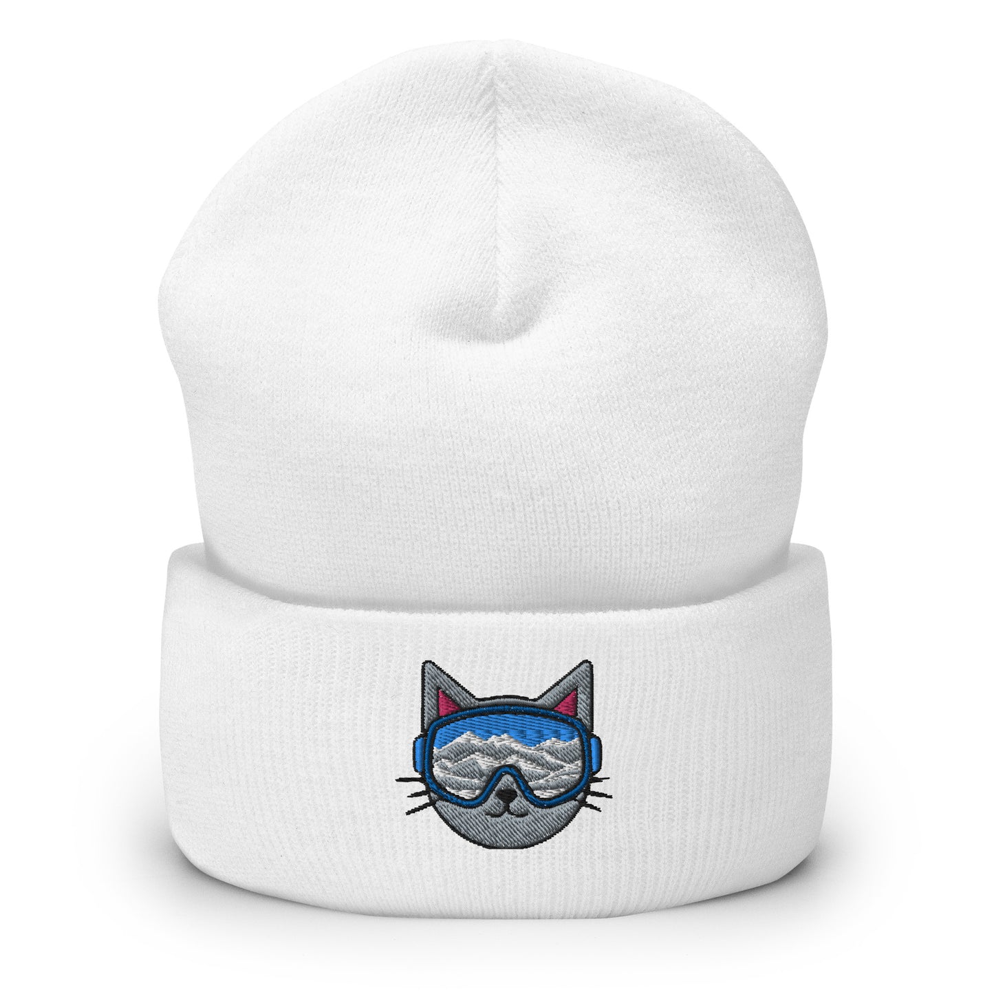 Kitty Cat Ski Goggles Beanie