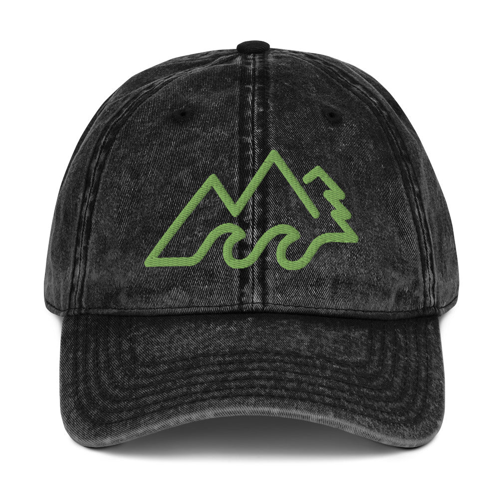 Minimalist Nature Vintage Baseball Cap