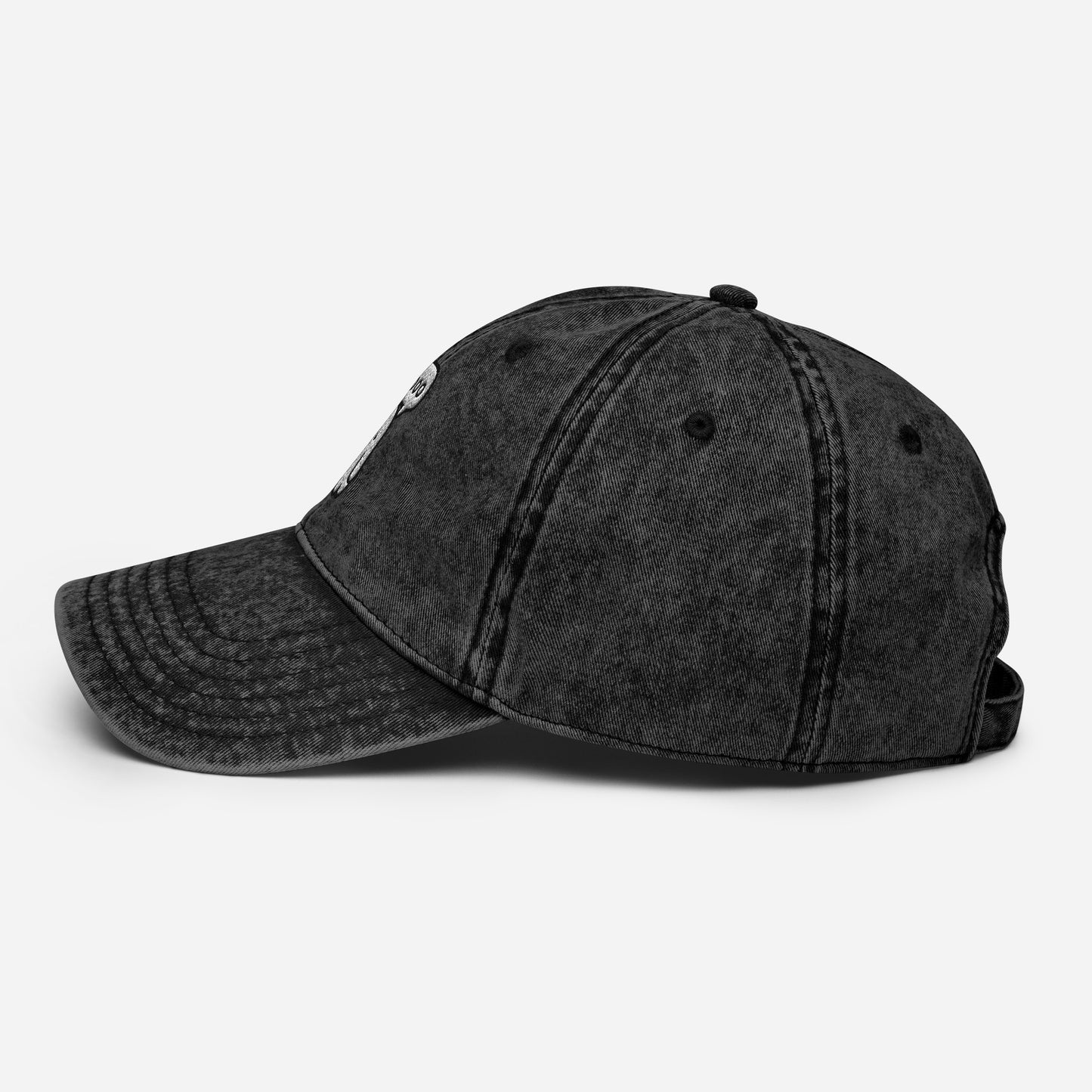 Boo Ghost Halloween Vintage Baseball Cap