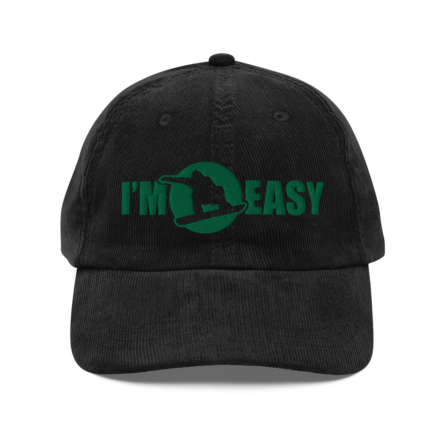 I'm Easy Snowboarding Corduroy Cap