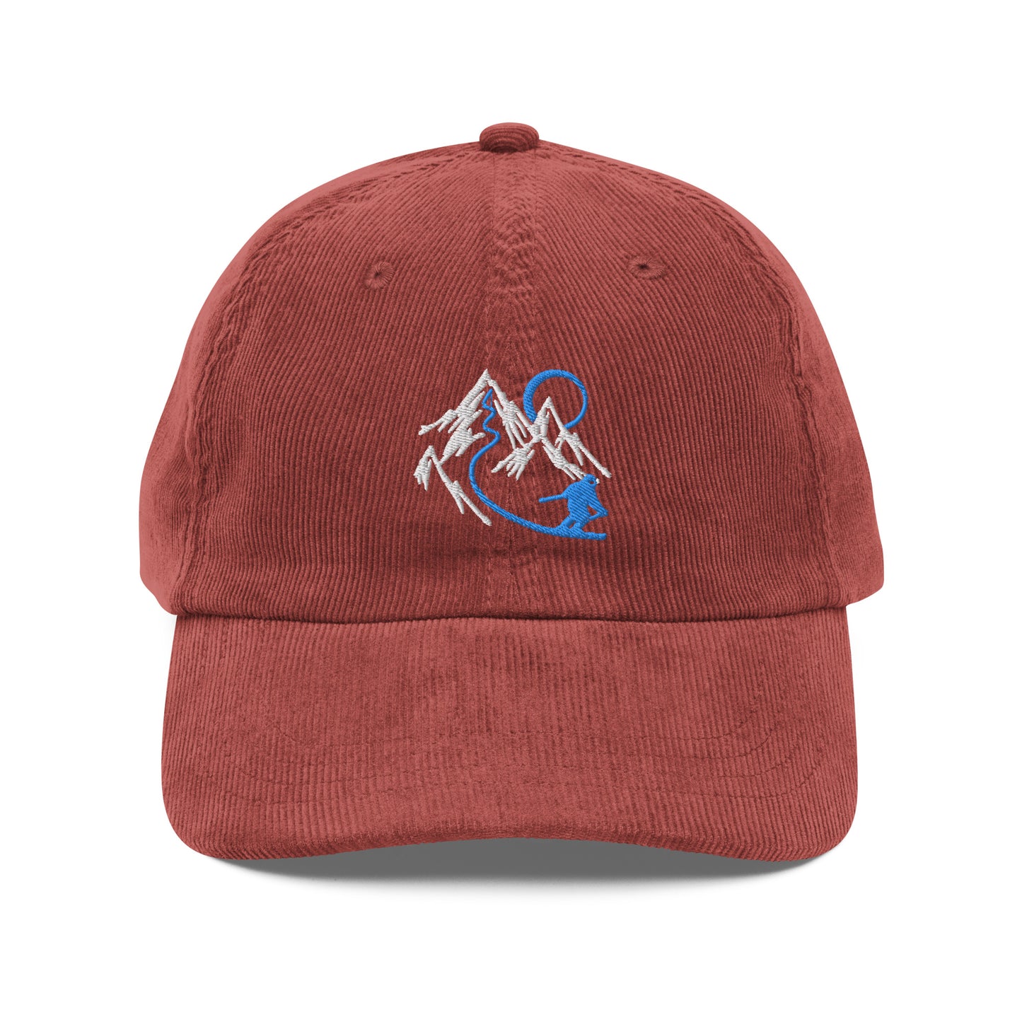 Mountain Skier Corduroy Cap