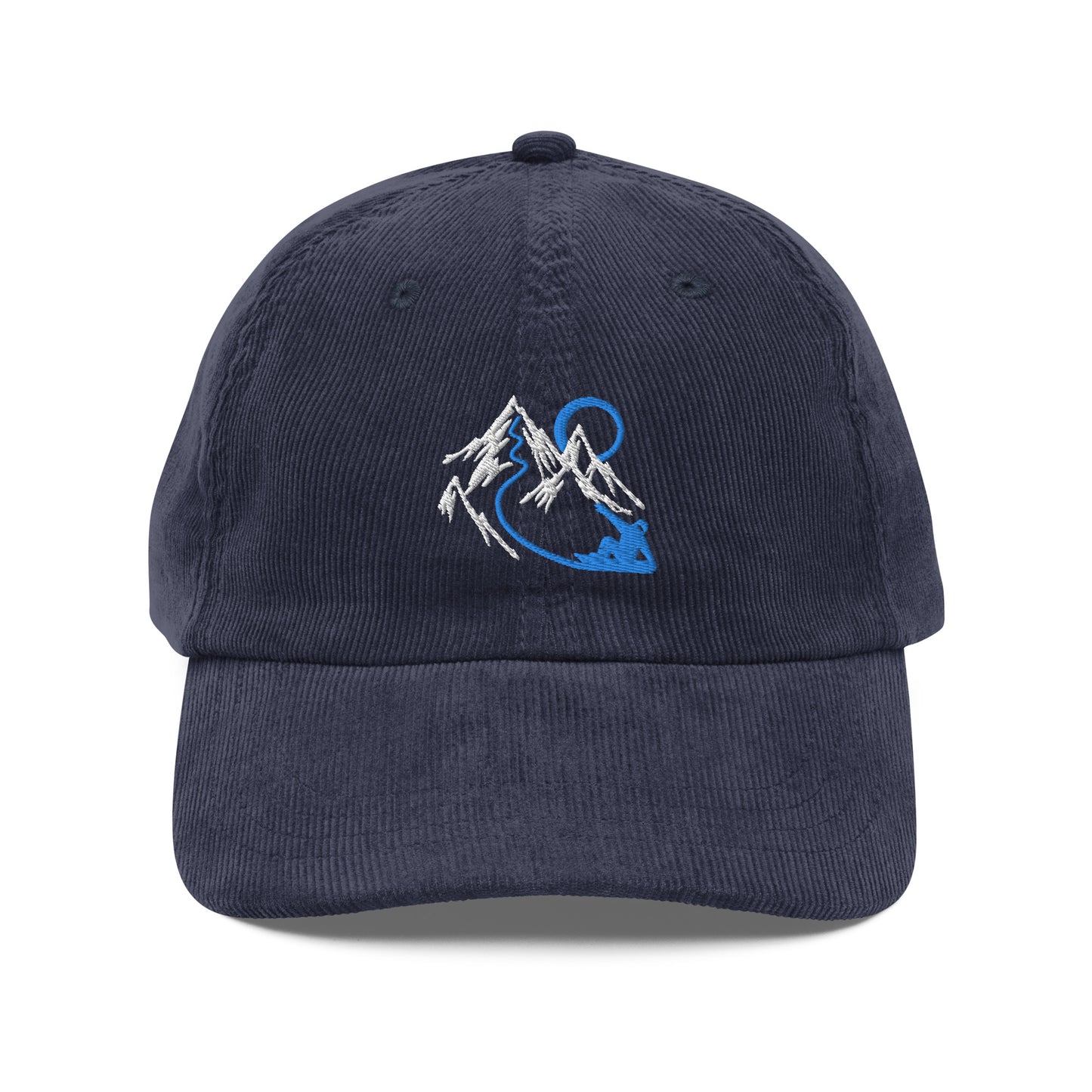 Mountain Snowboarder Corduroy Cap