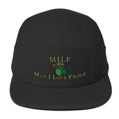 MILF Man I Love Frogs 5 Panel Hat