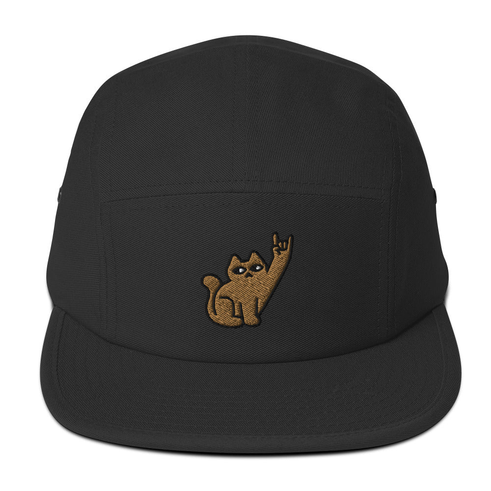 Cats Are Metal 5 Panel Hat