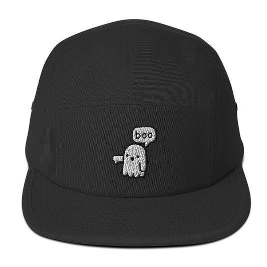 Boo Ghost Halloween 5 Panel Cap