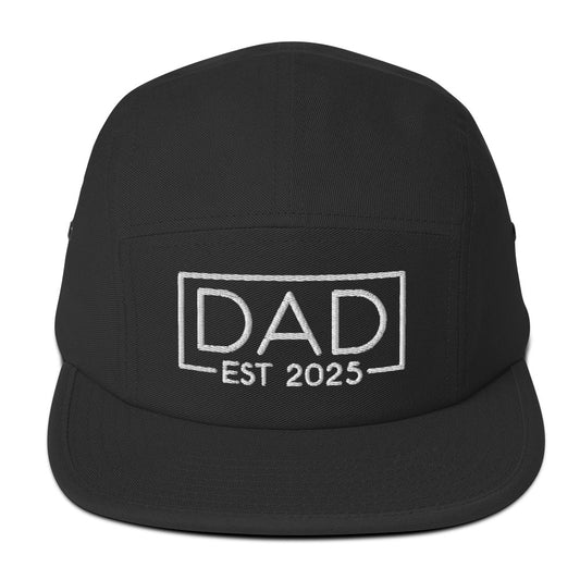 New Dad Est. 2025 5 Panel Hat