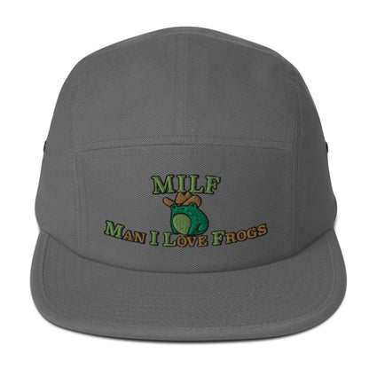 MILF Man I Love Frogs 5 Panel Hat