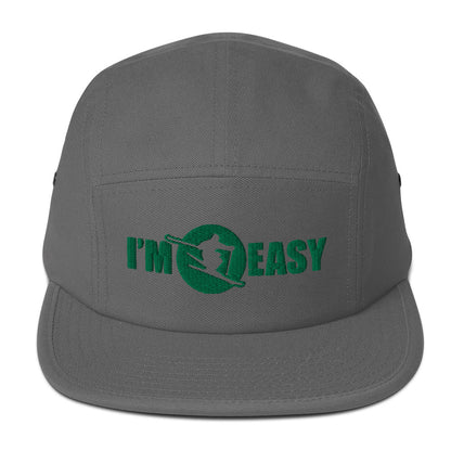 I'm Easy Skiing 5 Panel Hat