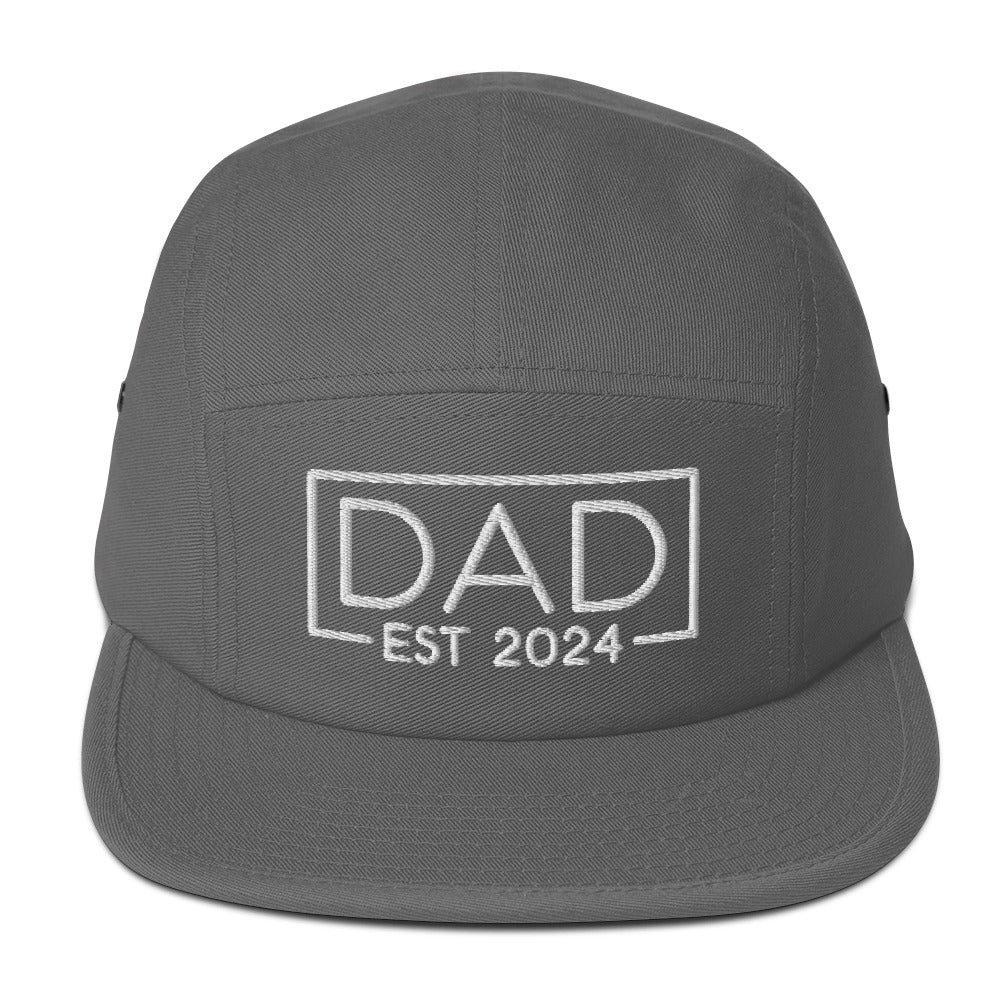 New Dad Est. 2024 5 Panel Hat