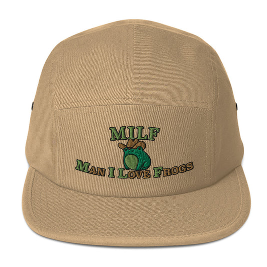 MILF Man I Love Frogs 5 Panel Hat