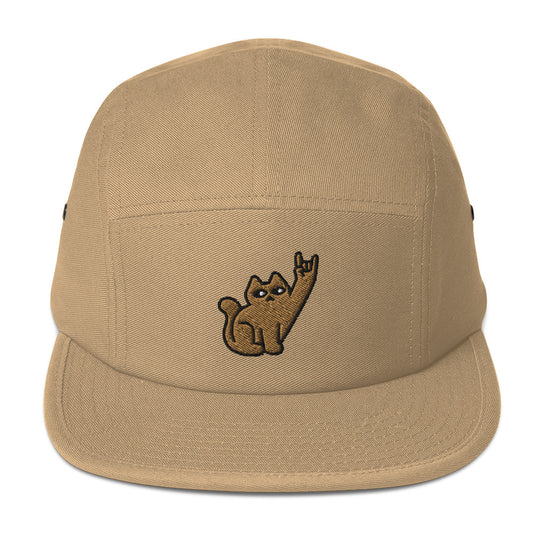 Cats Are Metal 5 Panel Hat