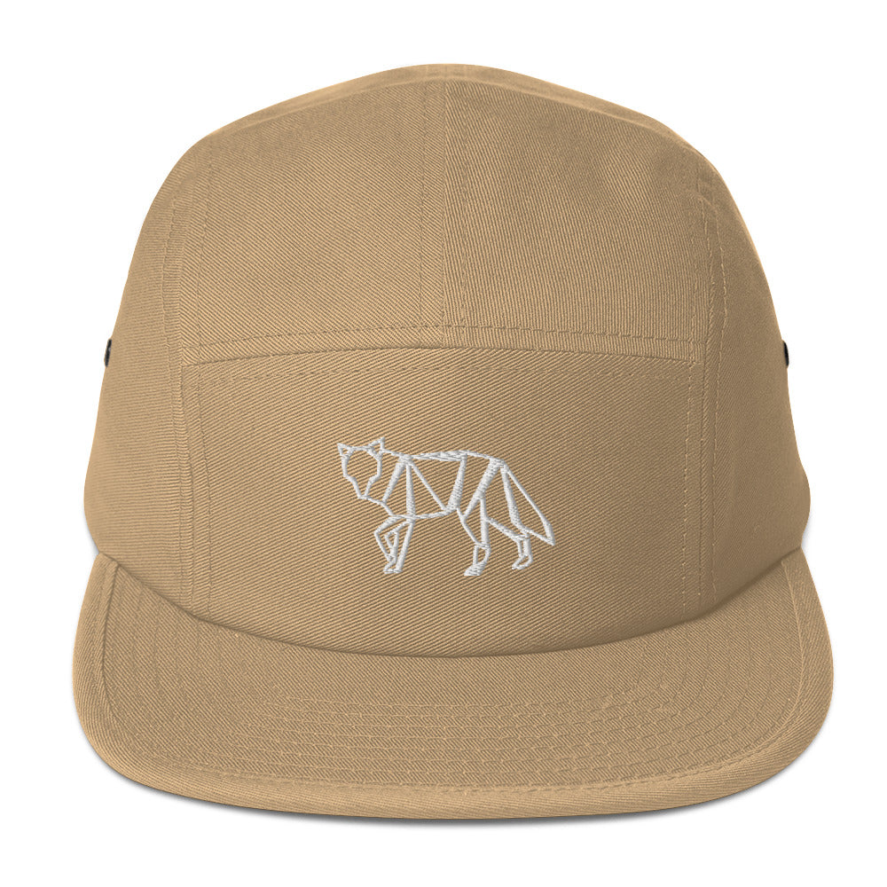 Minimalist Fox 5 Panel Cap