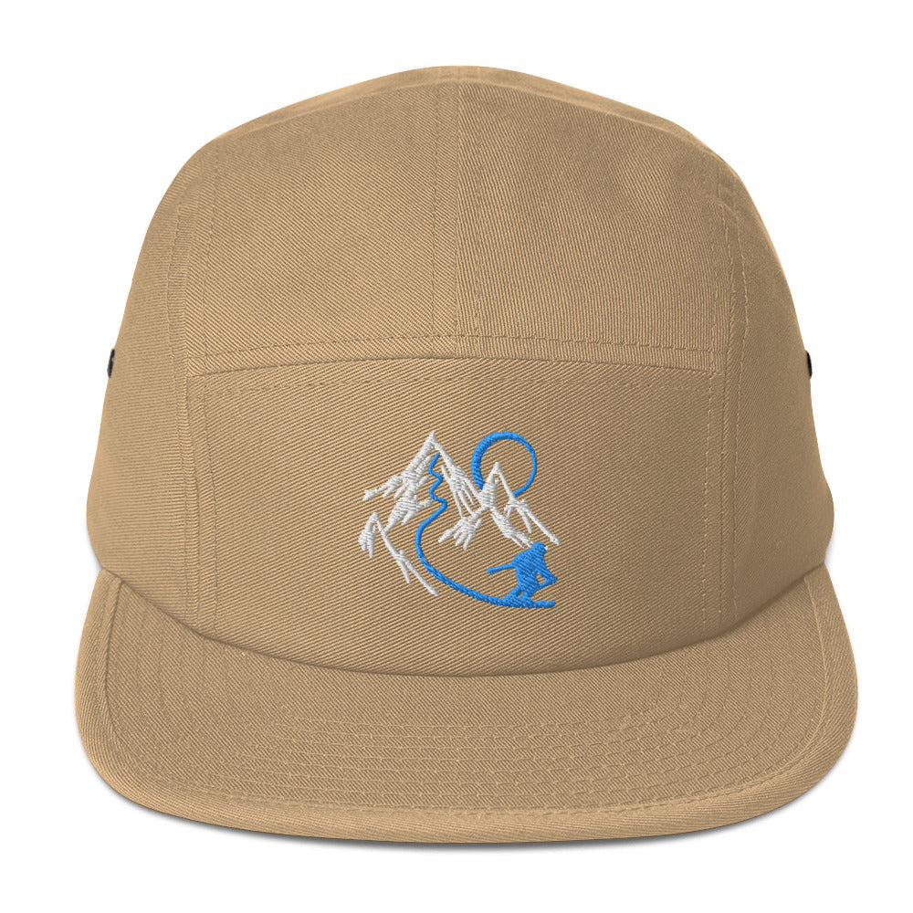 Mountain Skier 5 Panel Hat