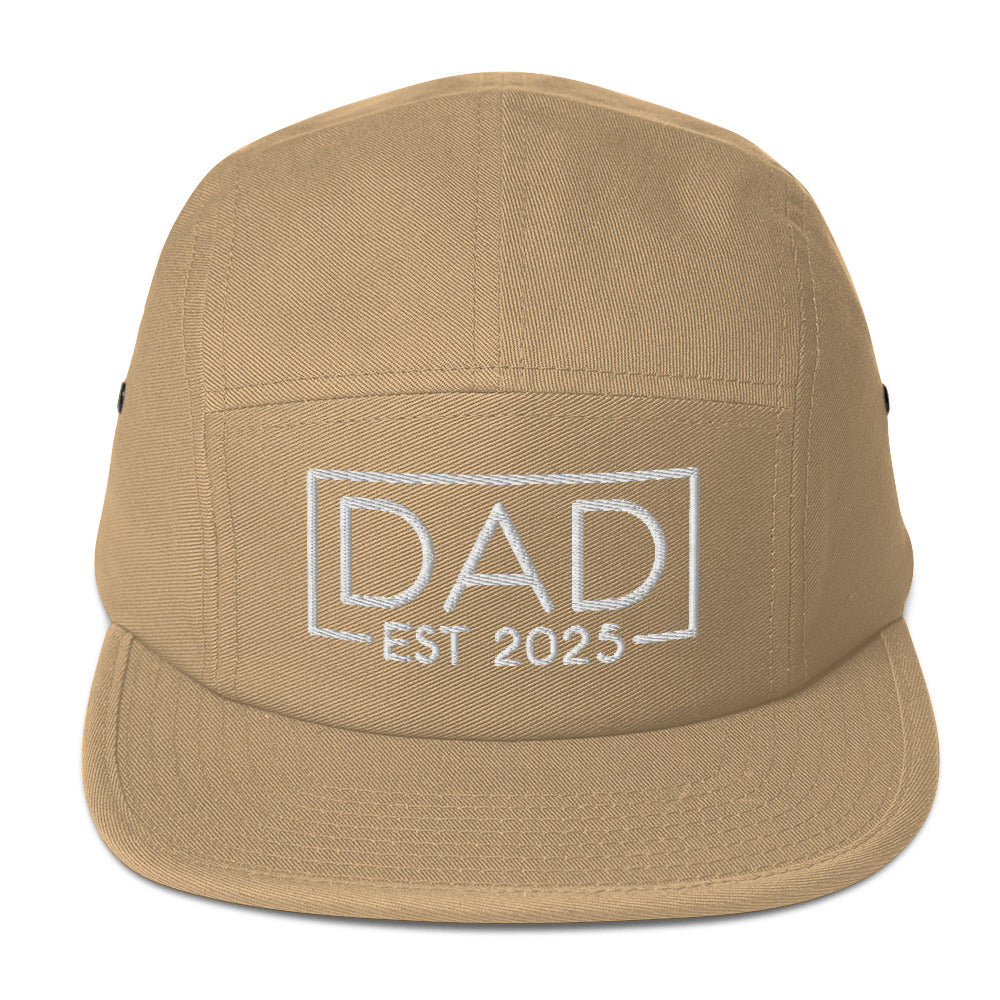 New Dad Est. 2025 5 Panel Hat