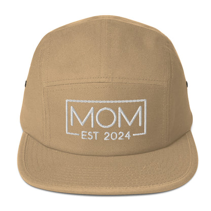 New Mom Est. 2024 5 Panel Hat