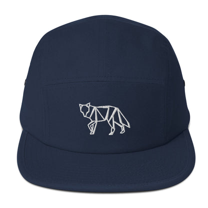 Minimalist Fox 5 Panel Cap