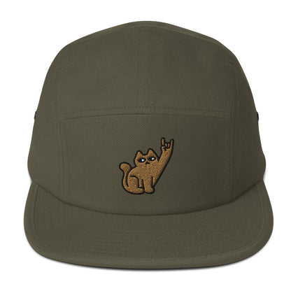 Cats Are Metal 5 Panel Hat