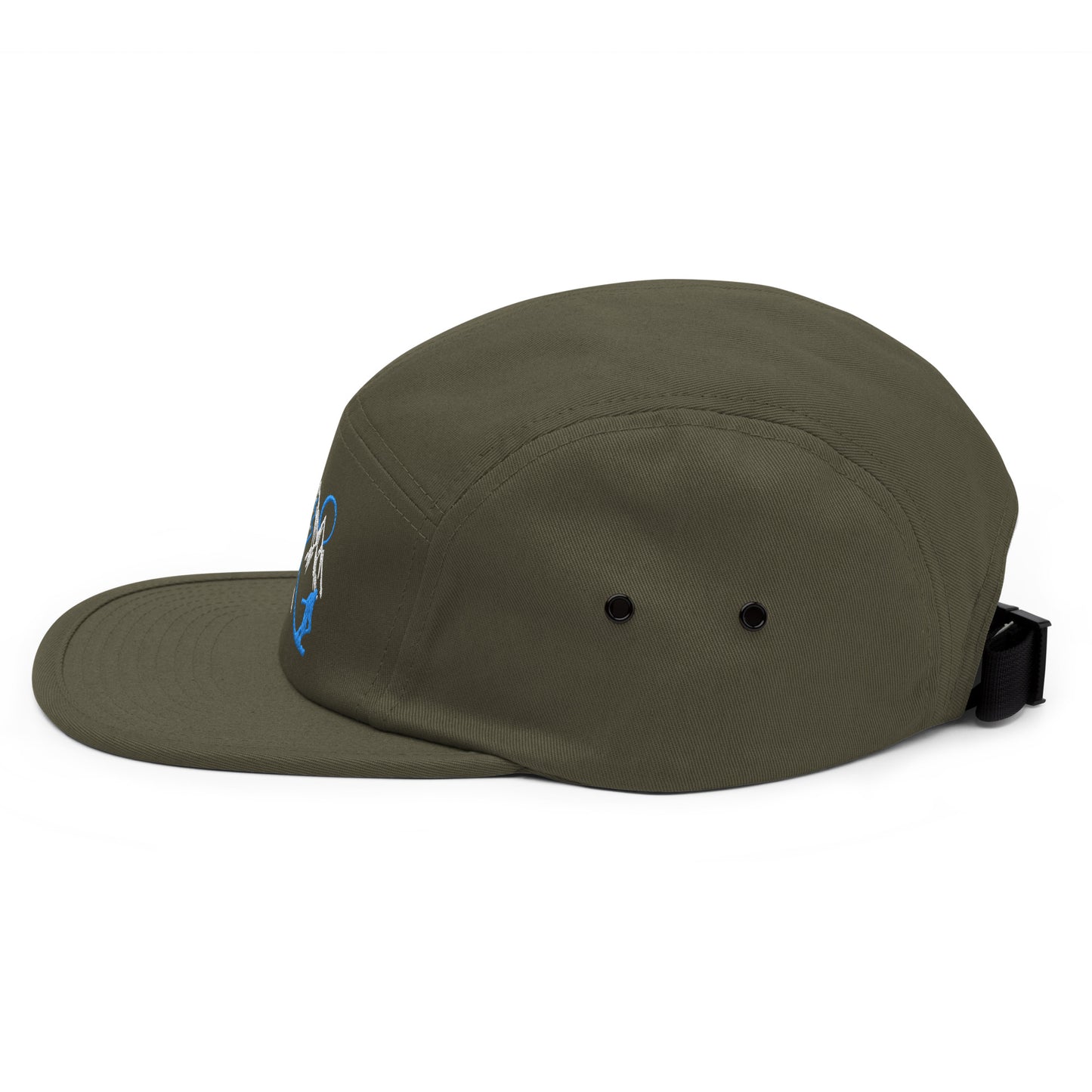 Mountain Skier 5 Panel Hat