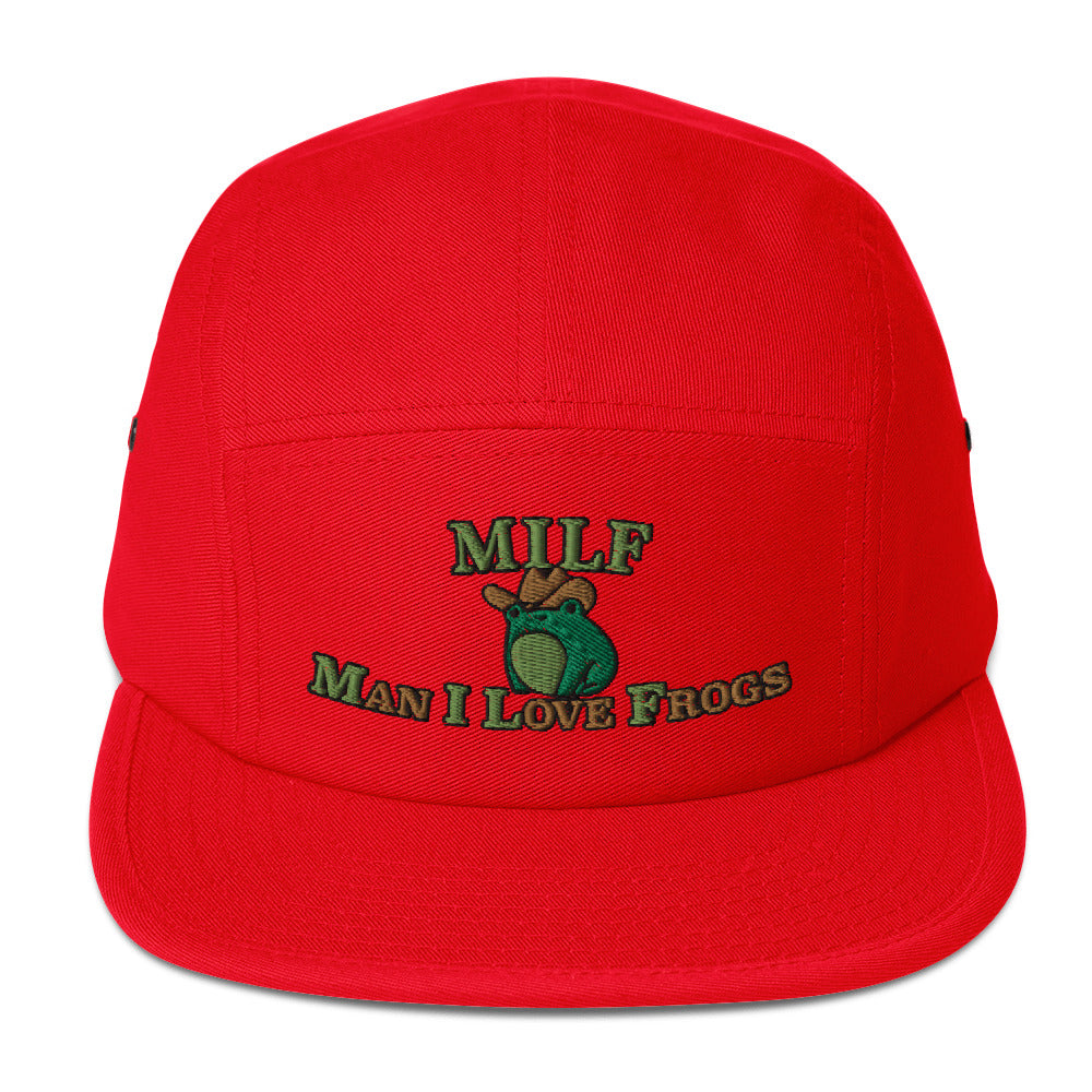 MILF Man I Love Frogs 5 Panel Hat