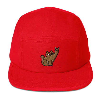 Cats Are Metal 5 Panel Hat