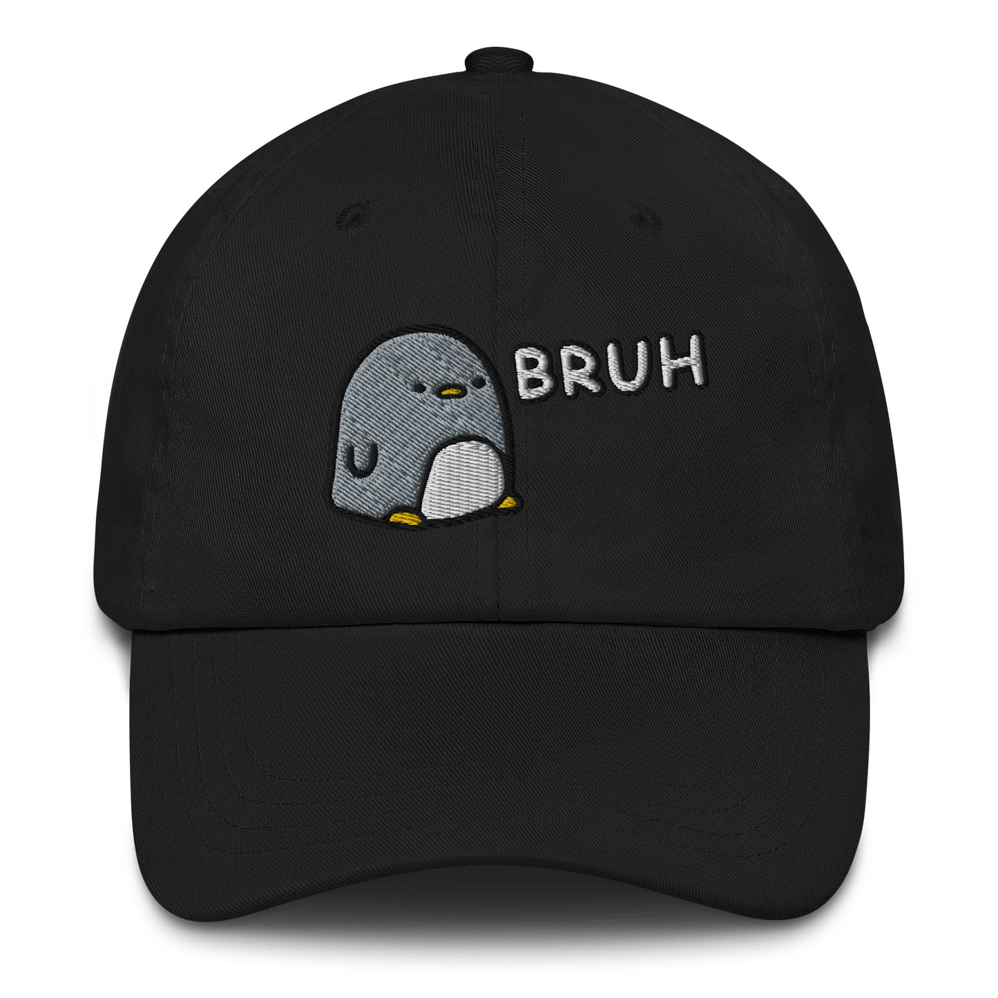 Bruh Penguin Baseball Cap