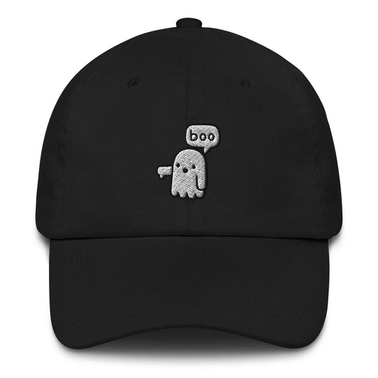 Boo Ghost Halloween Baseball Cap