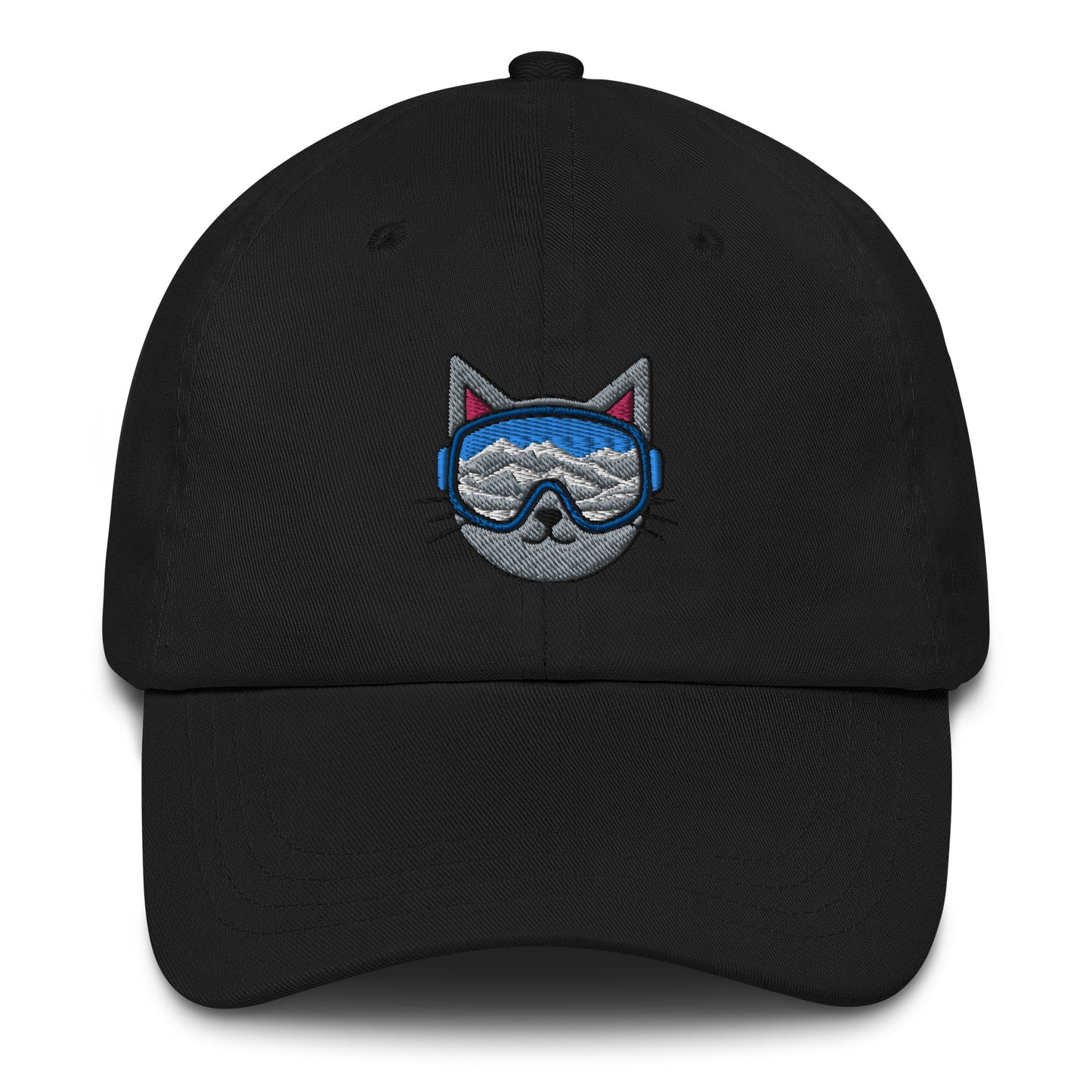 Kitty Cat Ski Goggles Baseball Cap