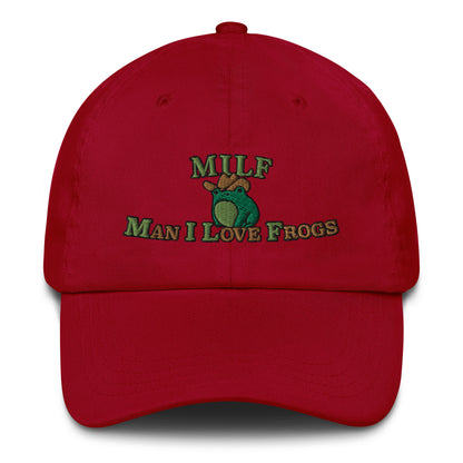 MILF Man I Love Frogs Baseball Cap