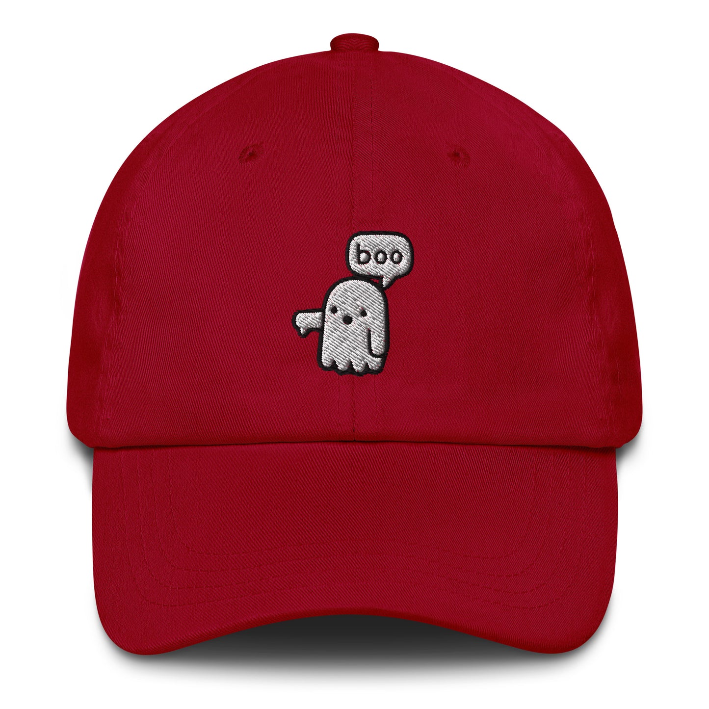 Boo Ghost Halloween Baseball Cap