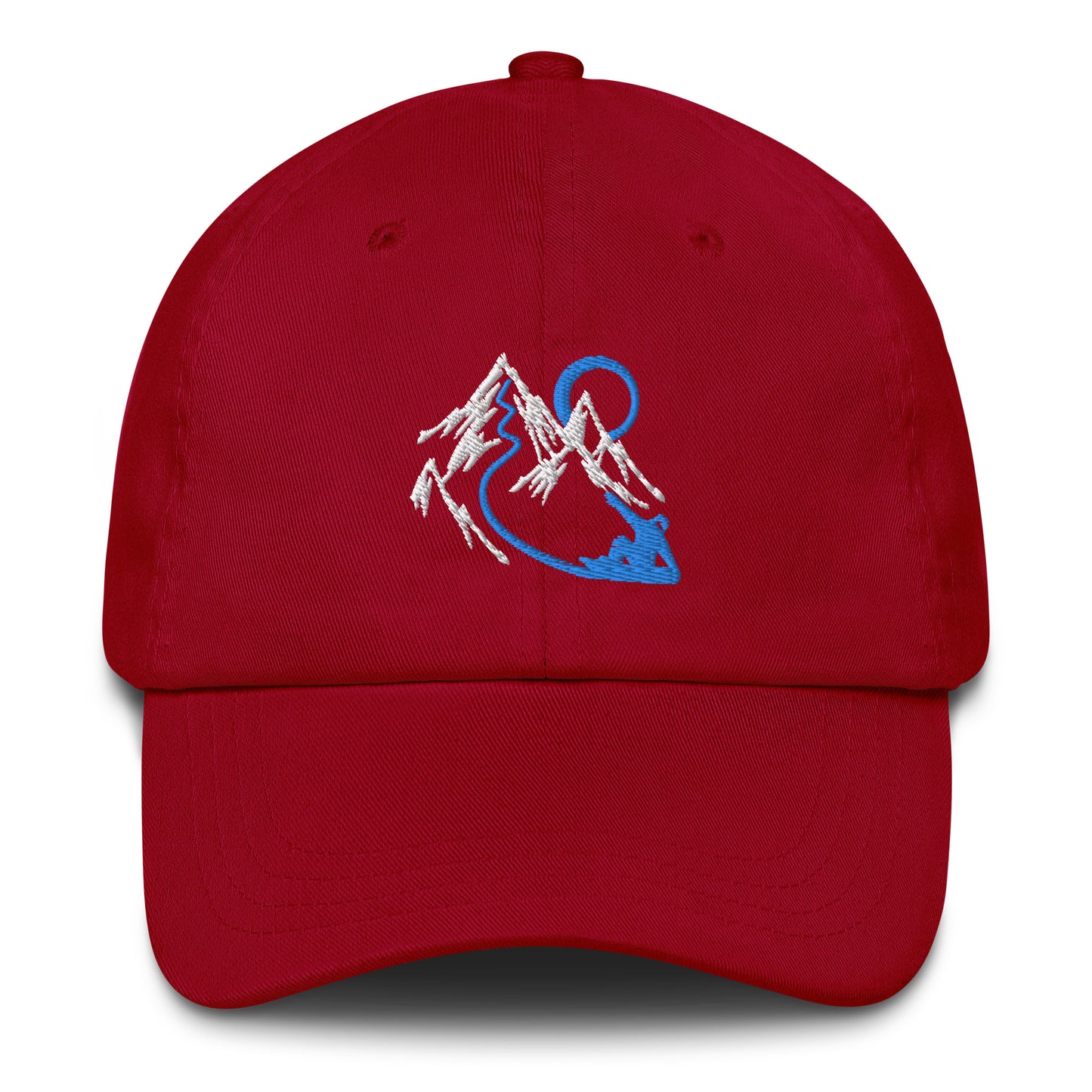 Mountain Snowboarder Baseball Cap