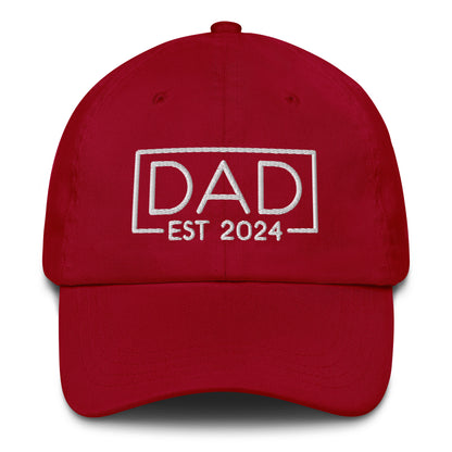 New Dad Est. 2024 Dad Hat