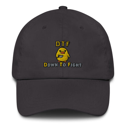 DTF Down to Fight Baseball Cap