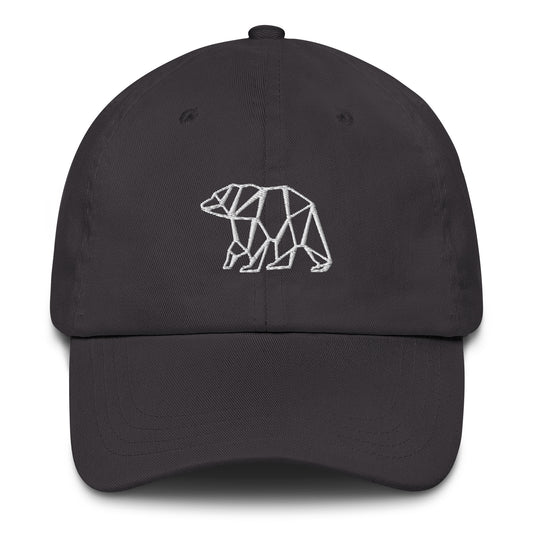 Minimalist Bear Outdoor Baseball Cap