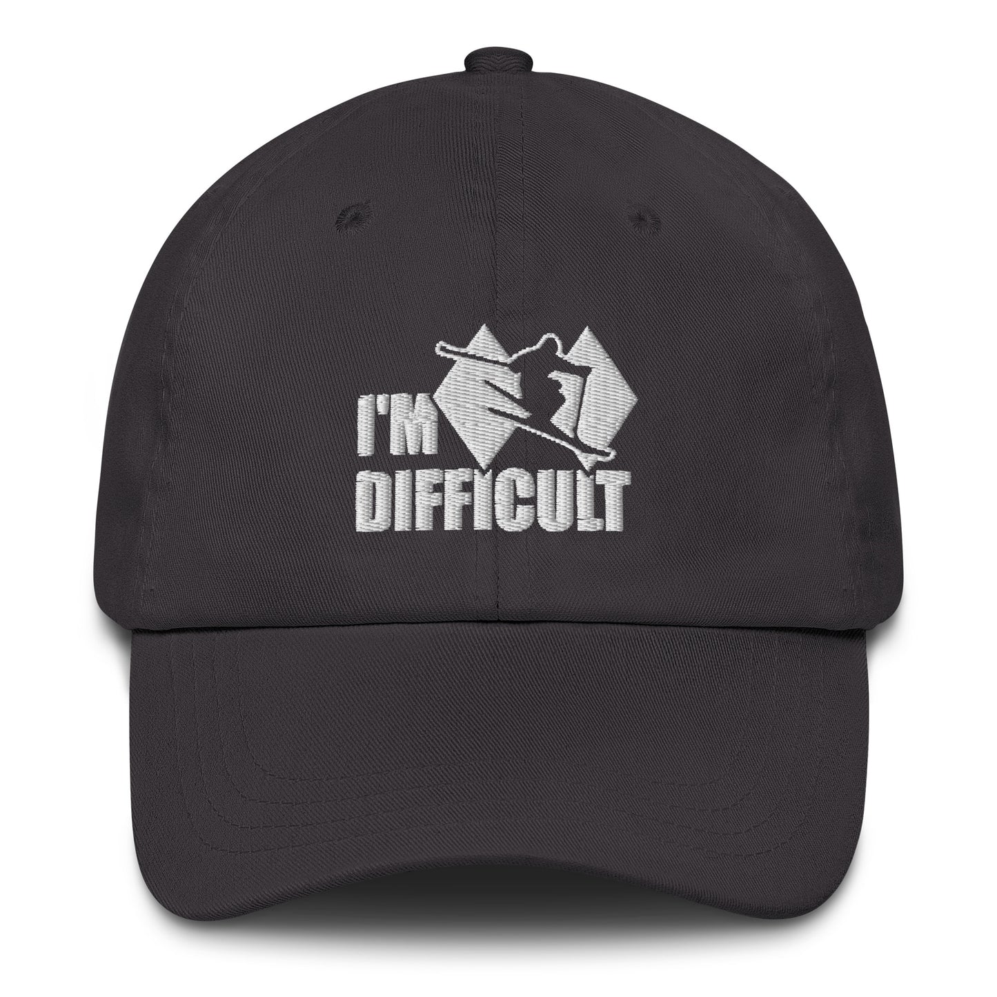 I'm Difficult Skiing Baseball Cap