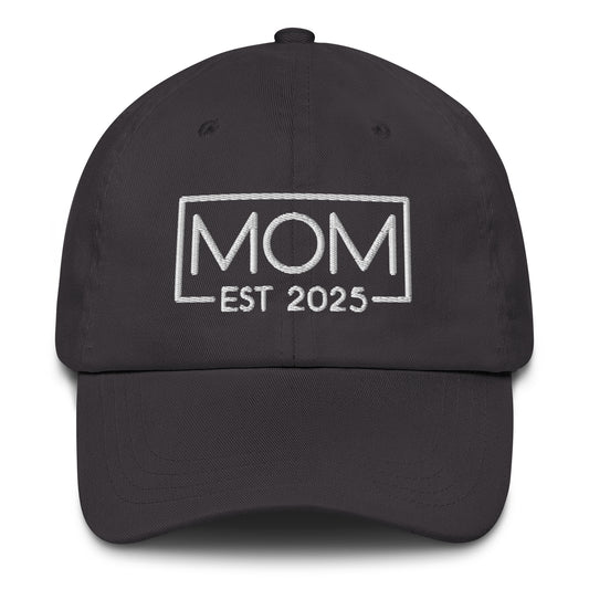 New Mom Est. 2025 Baseball Cap