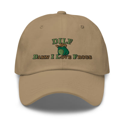 DILF Damn I Love Frogs Classic Baseball Cap