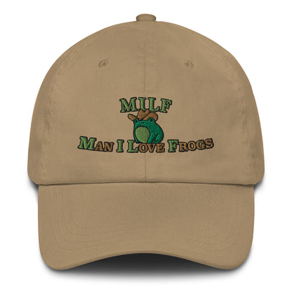 MILF Man I Love Frogs Baseball Cap