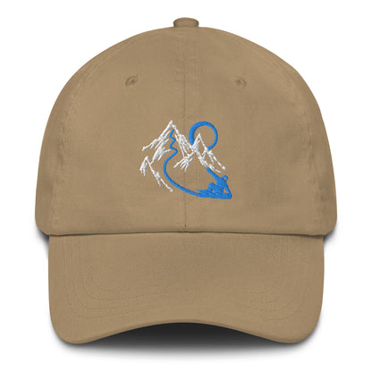 Mountain Snowboarder Baseball Cap