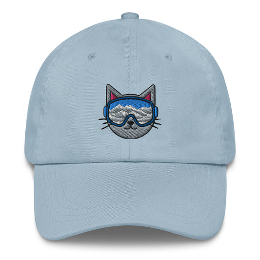 Kitty Cat Ski Goggles Baseball Cap