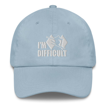 I'm Difficult Skiing Baseball Cap